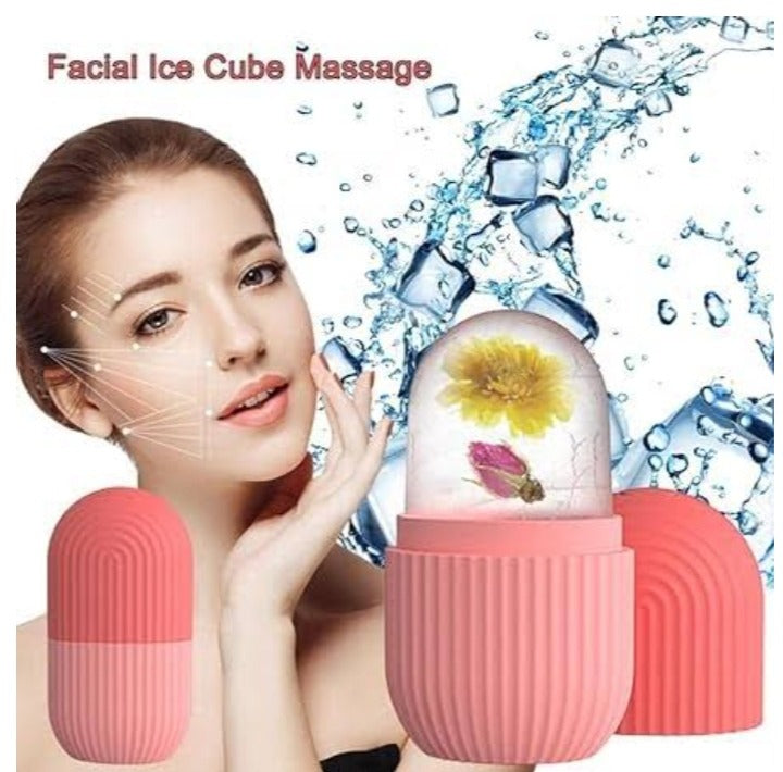 Silicone Ice Facial Roller Beauty Ice Roller For Face Eyes Neck Cryotherapy Natural Skin Enhancement